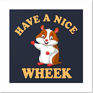 Guinea Pig Cavy Pet Furry Fluffy Wheek Posters and Art